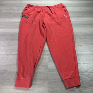 Puma Mercedes AMG Petronas Pants Mens 2XL Red F1 Sweatpants Joggers Formula One